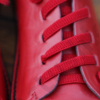 Kép 6/6 - GITA bohemian PIROS kézműves bőr cipő