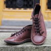Kép 1/4 - GITA boots MAHAGÓNI - vastag talpú kézműves bőr cipő