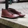 Kép 2/4 - GITA boots MAHAGÓNI - vastag talpú kézműves bőr cipő