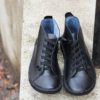 Kép 3/3 - GITA boots FEKETE -vastag talpú kézműves bőr cipő