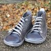 Kép 3/4 - GITA boots KÉK KARCOS - vastag talpú kézműves bőr cipő