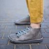 Kép 3/3 - GITA boots GLAM SZÜRKE -vastag talpú kézműves bőr cipő