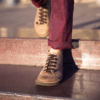Kép 3/3 - GITA boots TEVE BARNA -vastag talpú kézműves bőr cipő