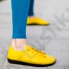 Kép 1/2 - GITA COMFORT bohemian SÁRGA kézműves bőr cipő