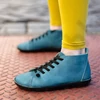Kép 2/2 - GITA COMFORT boots PETROL kézműves bőr cipő