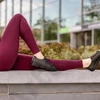 Kép 2/3 - LENA Leggings BURGUNDI