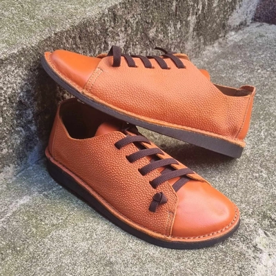 GITA bohemian NARANCS BUBBLE kézműves bőr cipő