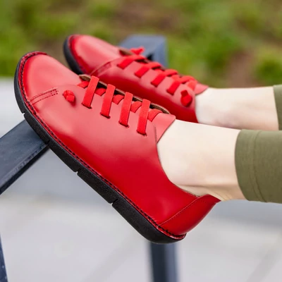 GITA COMFORT bohemian KÁRMIN kézműves bőr cipő