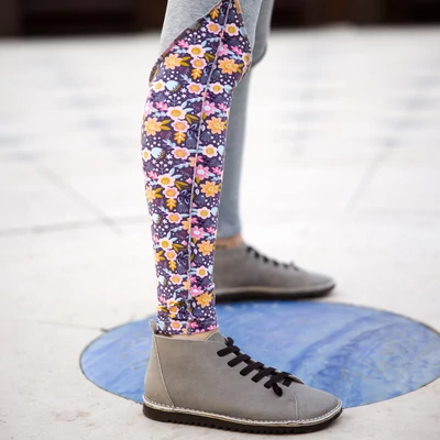 Leggings VILÁGOS SZÜRKE VIRÁGOS