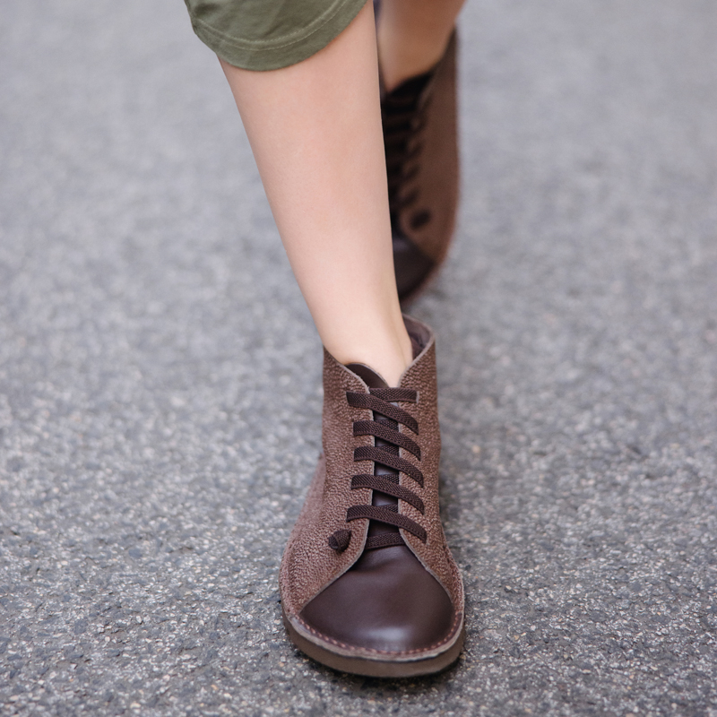 GITA boots DUPLAÉTCSOKI -vastag talpú kézműves bőr cipő