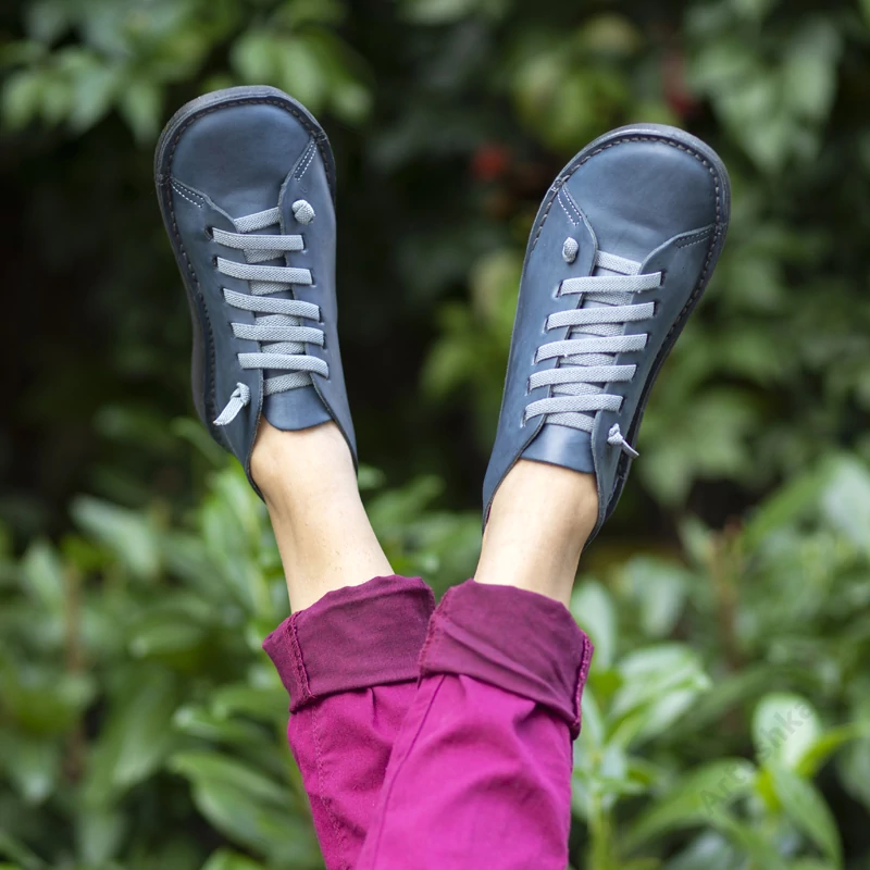 GITA boots KÉKESSZÜRKE kézműves bőr cipő