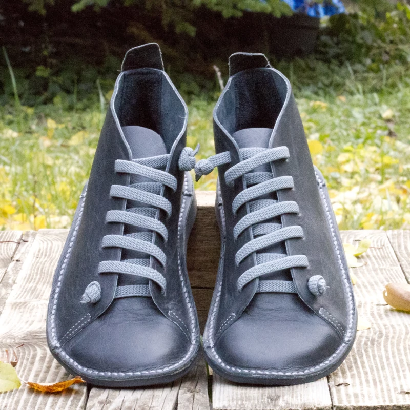 GITA boots GRAFIT kézműves bőr cipő