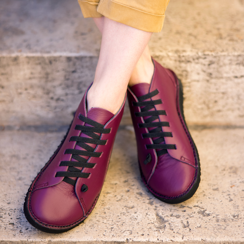 GITA boots VINO -vastag talpú kézműves bőr cipő