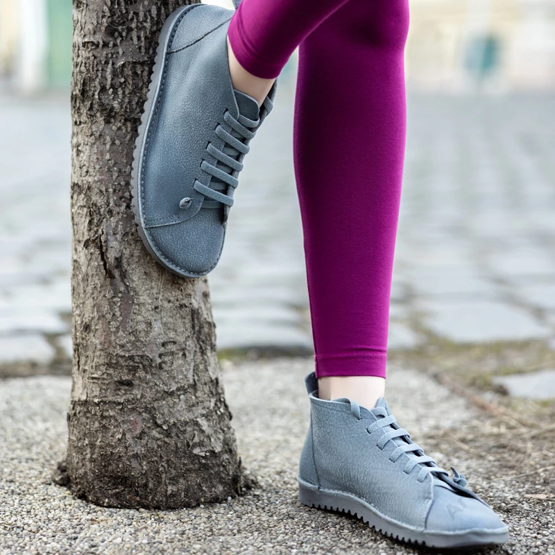 GITA boots LAMANTIN -vastag talpú kézműves bőr cipő