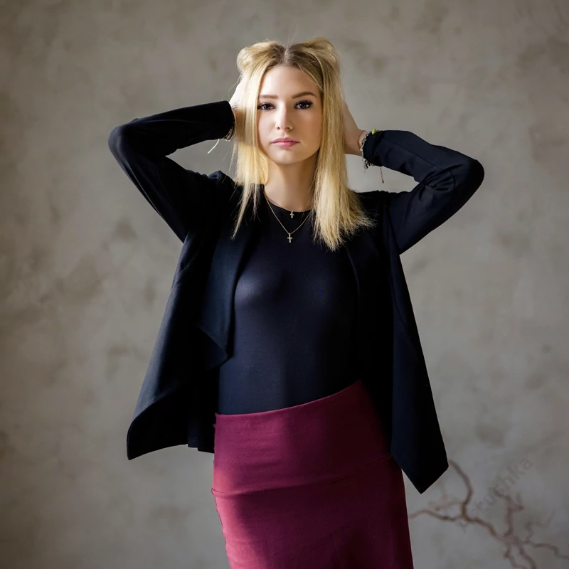 BELLA KARDIGÁN-BLÉZER FEKETE