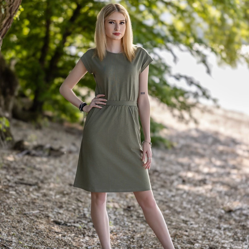 Zsaklin Zsebes Ruha KHAKI